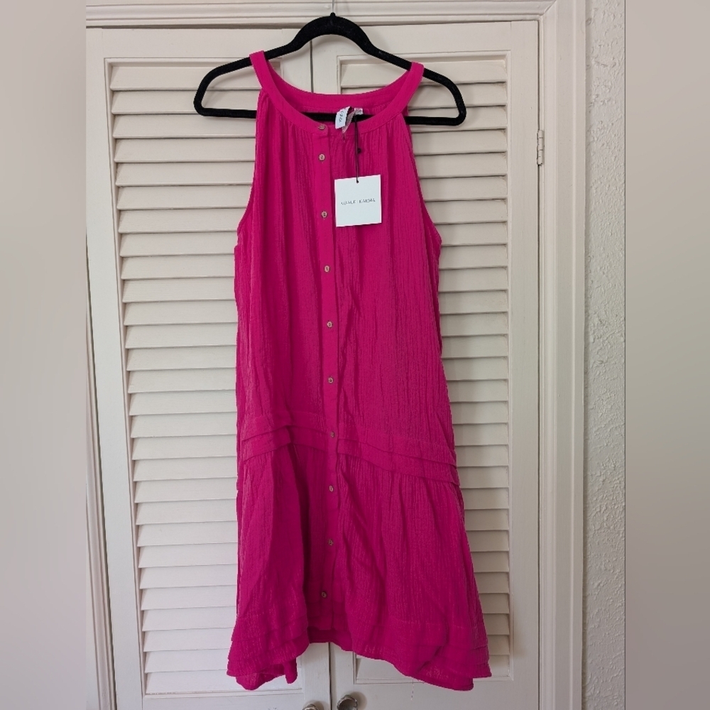 NWT Grace + Karma Sleeveless Pink Dress